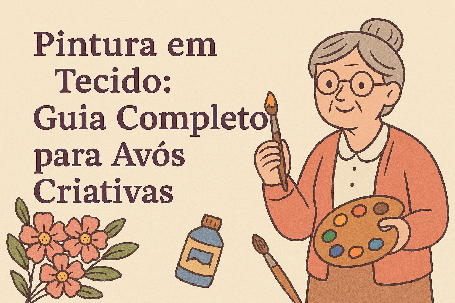 Pintura em Tecido - Toque de Saudade